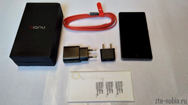Комплектация ZTE nubia Z9 mini
