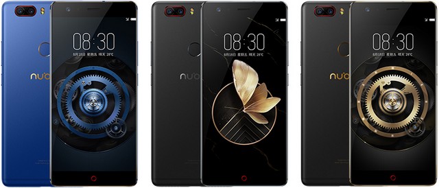 Три цвета ZTE nubia Z17 lite