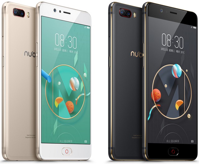 Цельнометаллический смартфон ZTE nubia M2